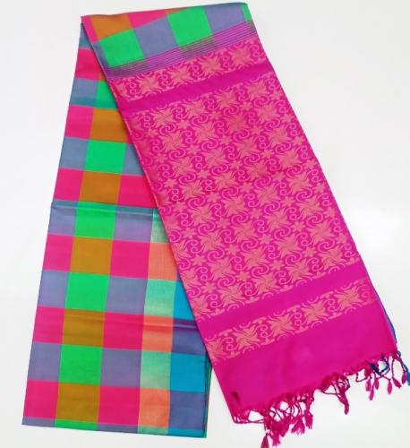 SOFT SILK SAREE WITH BLOUSE